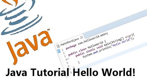 Java Tutorial Hello World