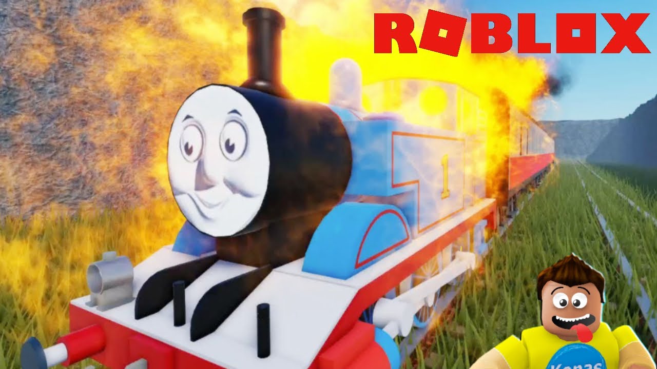 ROBLOX THOMAS IS ON FIRE ! Roblox Gameplay Konas2002 YouTube
