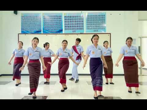 การออกกำลังกายด้วยท่ารำ ประกอบเพลงรักบ่าวอีสานใต้