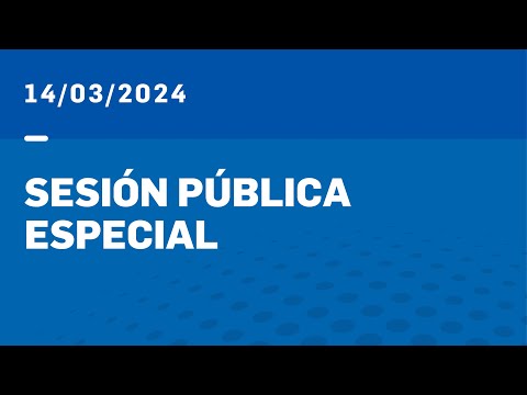 SESIÓN ESPECIAL 14-03-24