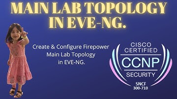 FTD-12:Create & Configure Firepower Main Lab Topology in EVE-NG.