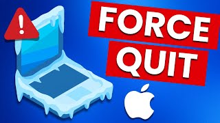 How To Force Quit/Close Frozen Apps on Mac (FAST & EASY) - Macbook Tips
