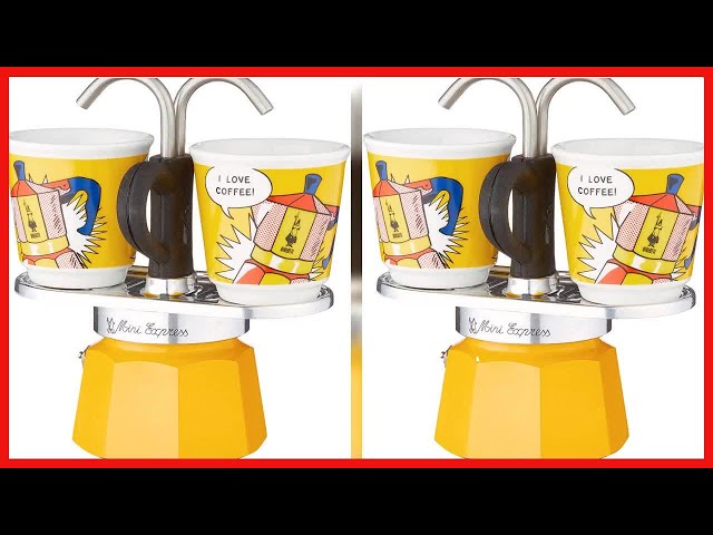 Bialetti 2 Cups Mini Express LICHTENSEIN Stovetop Espresso Maker