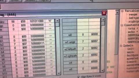 Picaxe 28X1 HC-SRF04 and servo