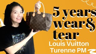 Louis Vuitton Turenne PM (5 years wear &amp; tear)