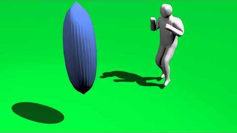 Blender animation test : Tornado kick