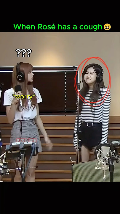 How Lisa Treated Rosé And Jisoo When They Had A Cough 🤣 #blackpink #lisa #rosé #jisoo #rose #funny