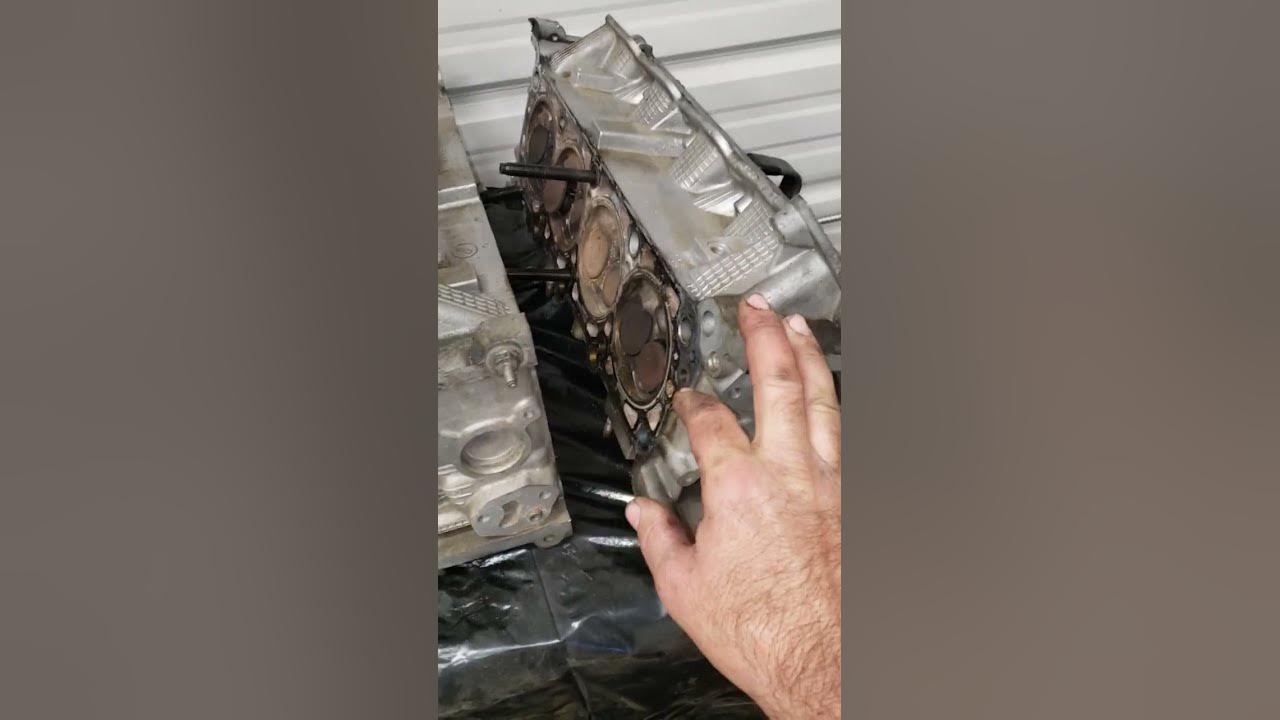 4.6 Mustang GT engine disassembly in progress - YouTube
