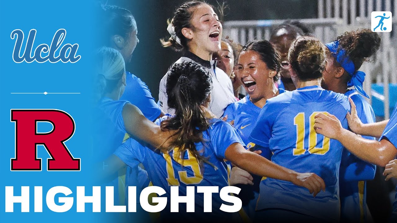 UCLA vs Rutgers | NCAA College Women's Soccer | Highlights - September 25, 2025
