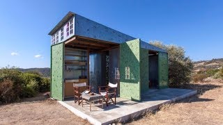 Eco Tiny House A Small Prefabricated Summer House In Halkidiki, Greece