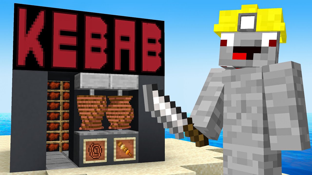 Ich BAUE eine DÖNER BUDE in Minecraft STADT - YouTube