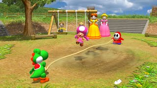 Mario Party 8 - Chump Rope - Yoshi Vs Toadette Vs Daisy Vs Peach