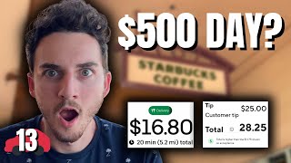 Making $5,000/Month (DoorDash & Uber Eats)  Day 13