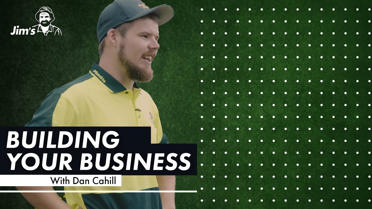 How to build a large mowing business with employees? with Dan Cahill from Jim's Mowing