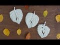 DIY Macrame Tutorial - 3 Ways to Make Leaves/Feathers