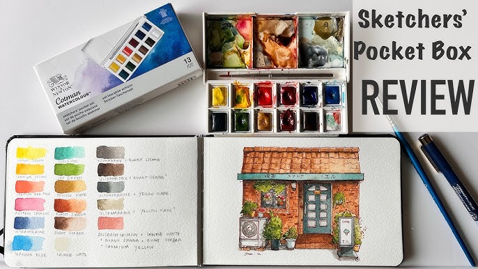 Winsor & Newton : Professional Watercolor : Field Box : Set Of 12