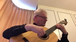 Video thumbnail of "Yesterday (Beatles) - Classical Guitar (arr. Takemitsu)"