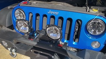 Running wires through 2015 Jeep Wrangler firewall for fog lights and other accessories
