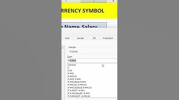 Currency Symbol In Ms Excel | #shorts #currencysymbol #exceltricks #wepptutorials