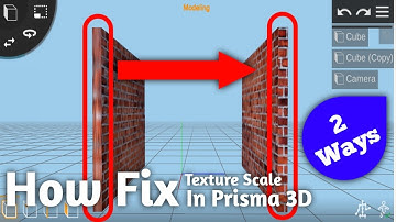 How Fix Texture Scale || UV Mapping || 2 Ways || in Prisma3D on Android || M. Aqeel Studio