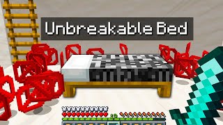 Minecraft Bedwars but my bed is secretly made of BEDROCK...