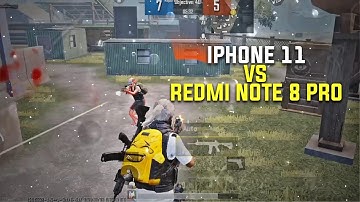 Iphone 11 Player Vs Redmi Note 8 Pro Player💚🔥 // Intense 1v1 Tdm Battle // Glad8r God