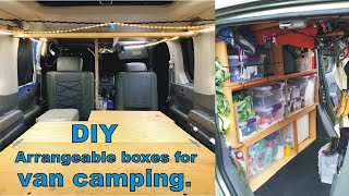 DIY Conversion Van. Bed Mod. Honda Element. Car Camping.