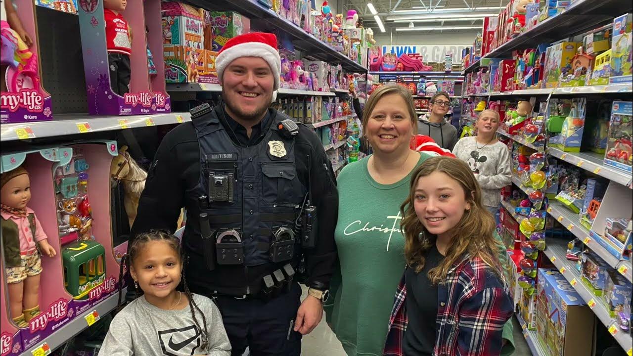 City of LaFayette's Shop with a Cop/Fireman Program 2022 YouTube