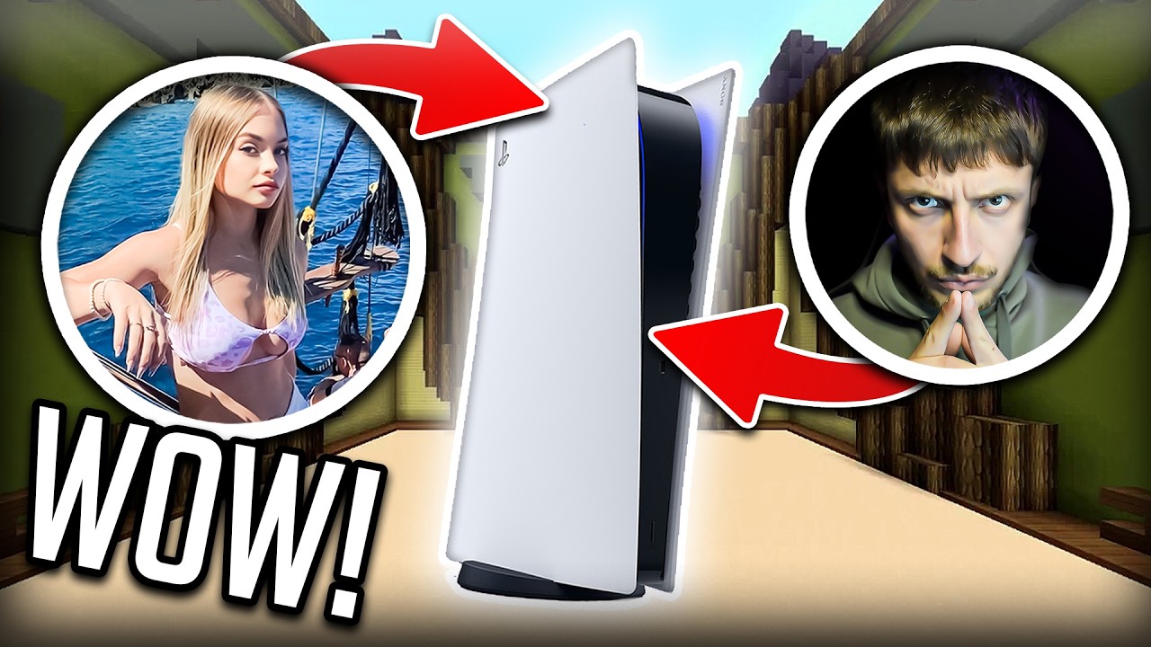 Tiktokerja Shqiptare vs UNE! Kush e NDERTON PS 5'in me mir FITON! Minecraft Build Battle Shqip