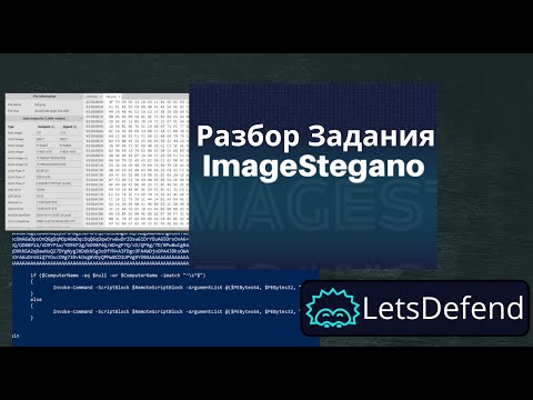 Видео: Решение лабы ImageStegano на платформе LetsDefend