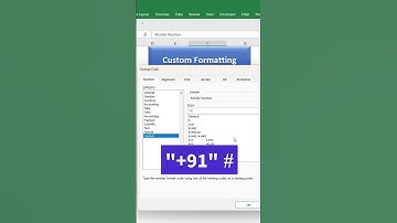 How to Add Country Code in Excel #shortsfeed #excel #shortsfeed #viral