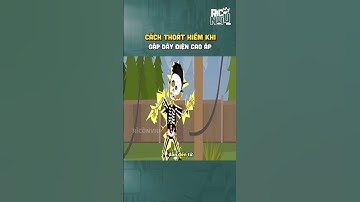 Cách thoát hiểm khi gặp dây điện cao áp #riconviu