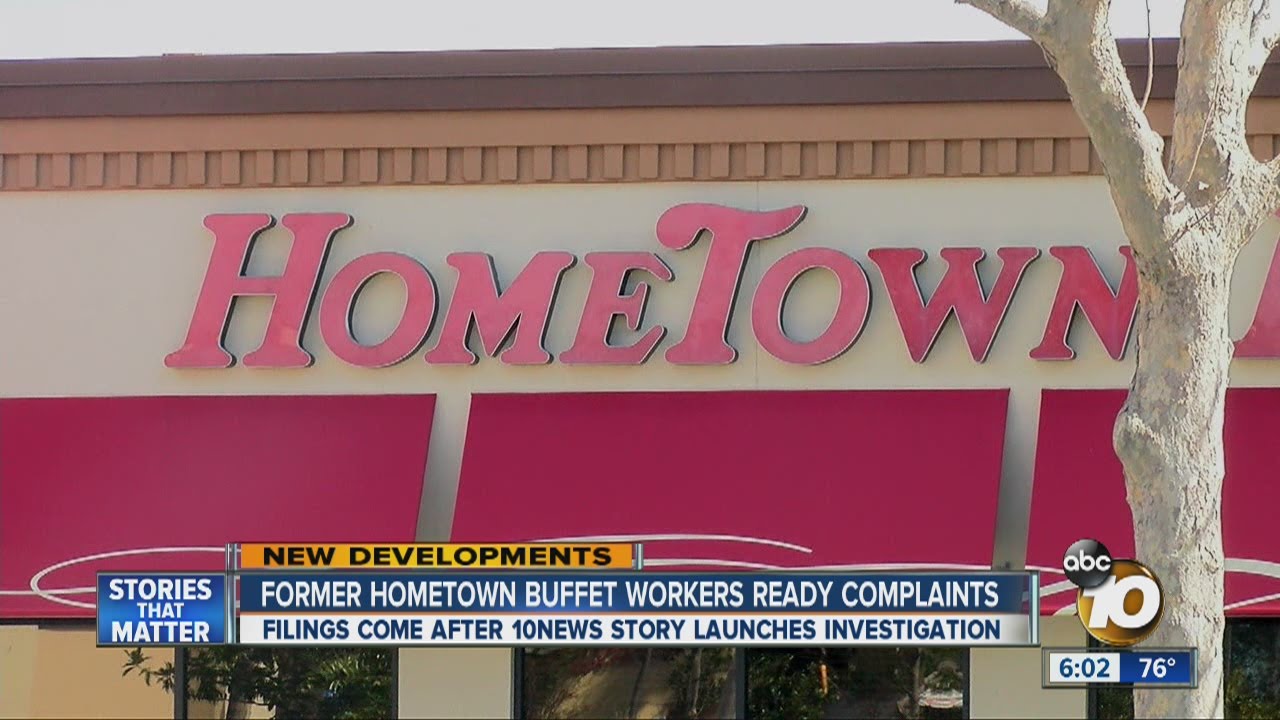 Former HomeTown Buffet workers ready complains - YouTube