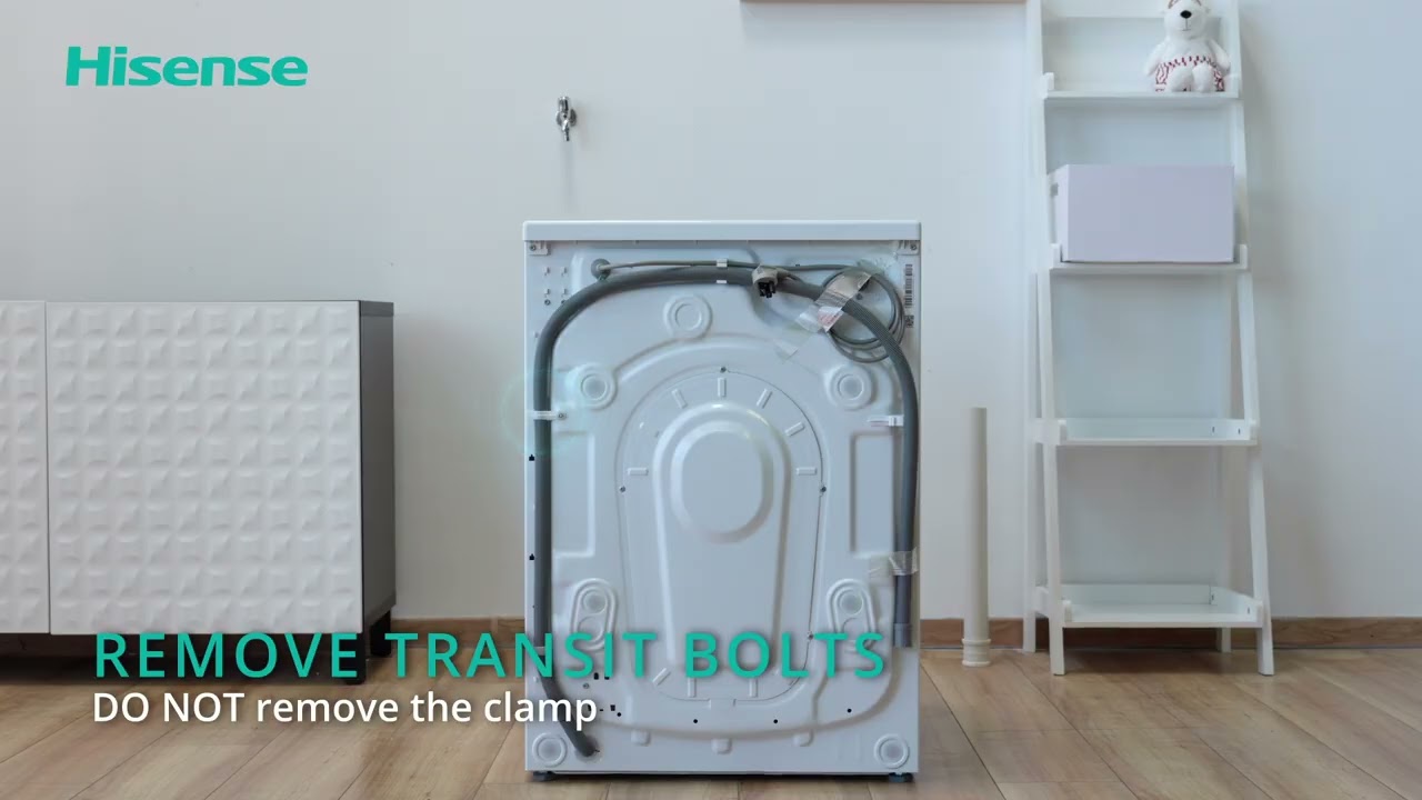 How to install a Hisense front loading washing machine