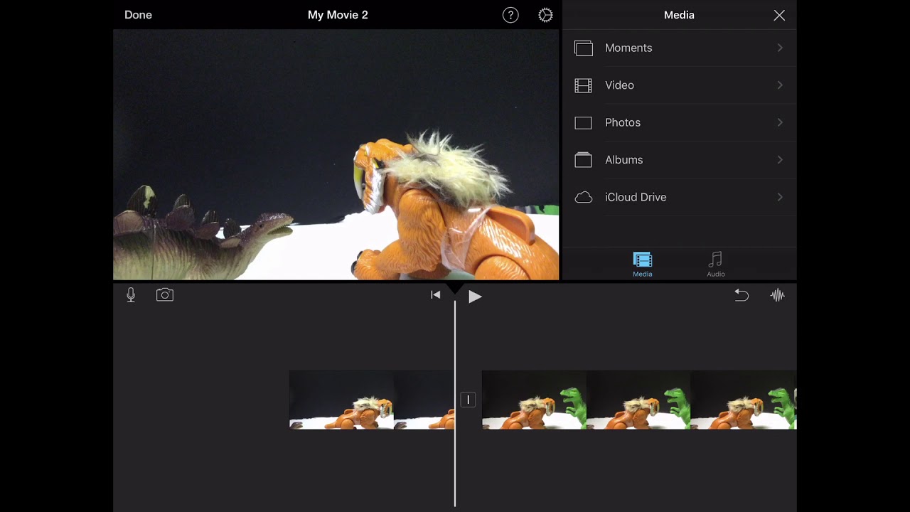 Stop Motion Studio to iMovie YouTube