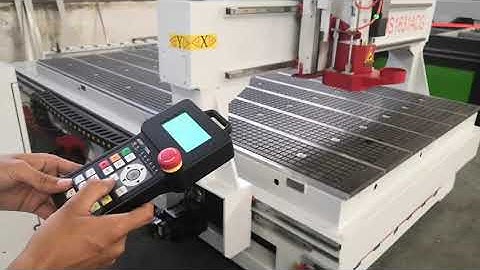 Linear auto tool changer cnc router-NK105G3 Control operation