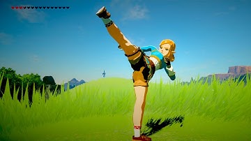 ZELDA Learns KARATE - Breath of the Wild