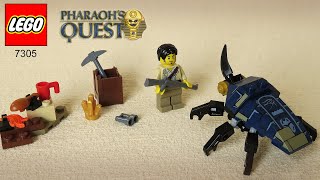 LEGO PHARAOH'S QUEST - Scarab Attack (Set 7305 Speed Build Instructions) -  YouTube