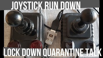 Competition Pro Joystick, Zipstik Joystick and Quarantine, Lock-In, Lock-Down, News Update Waffle