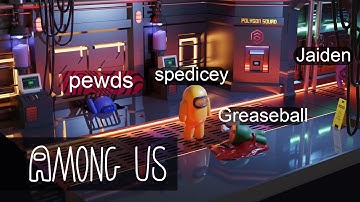 AMONG US scene time-lapse , but in 3D