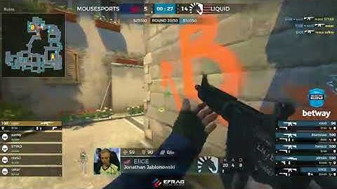 ELiGE quad kill spray down Inferno. Liquid vs Mousesports cs go. ESG Tour Mykonos 2017