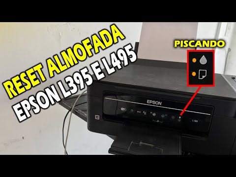 video Reset de almofada Epson L395 e L495