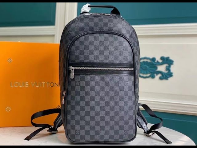 UNBOXING Louis Vuitton Michael Backpack in Damier Graphite N58024