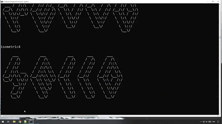 Create Big ASCII Text with Python's Pyfiglet