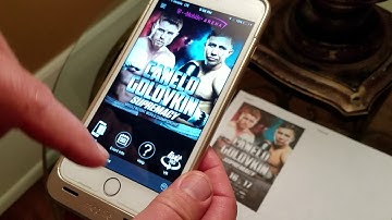Spark Compass app showcasing AR & VR for the Canelo vs Golovkin fight