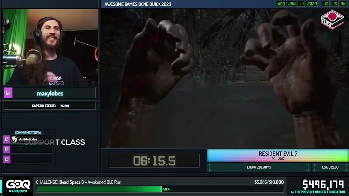 [RU] Resident Evil 7: Biohazard от Maxylobes за 20:28 - Awesome Games Done Quick 2023