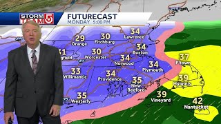 Video: 'Fast and furious' snowfall during Monday's evening commute