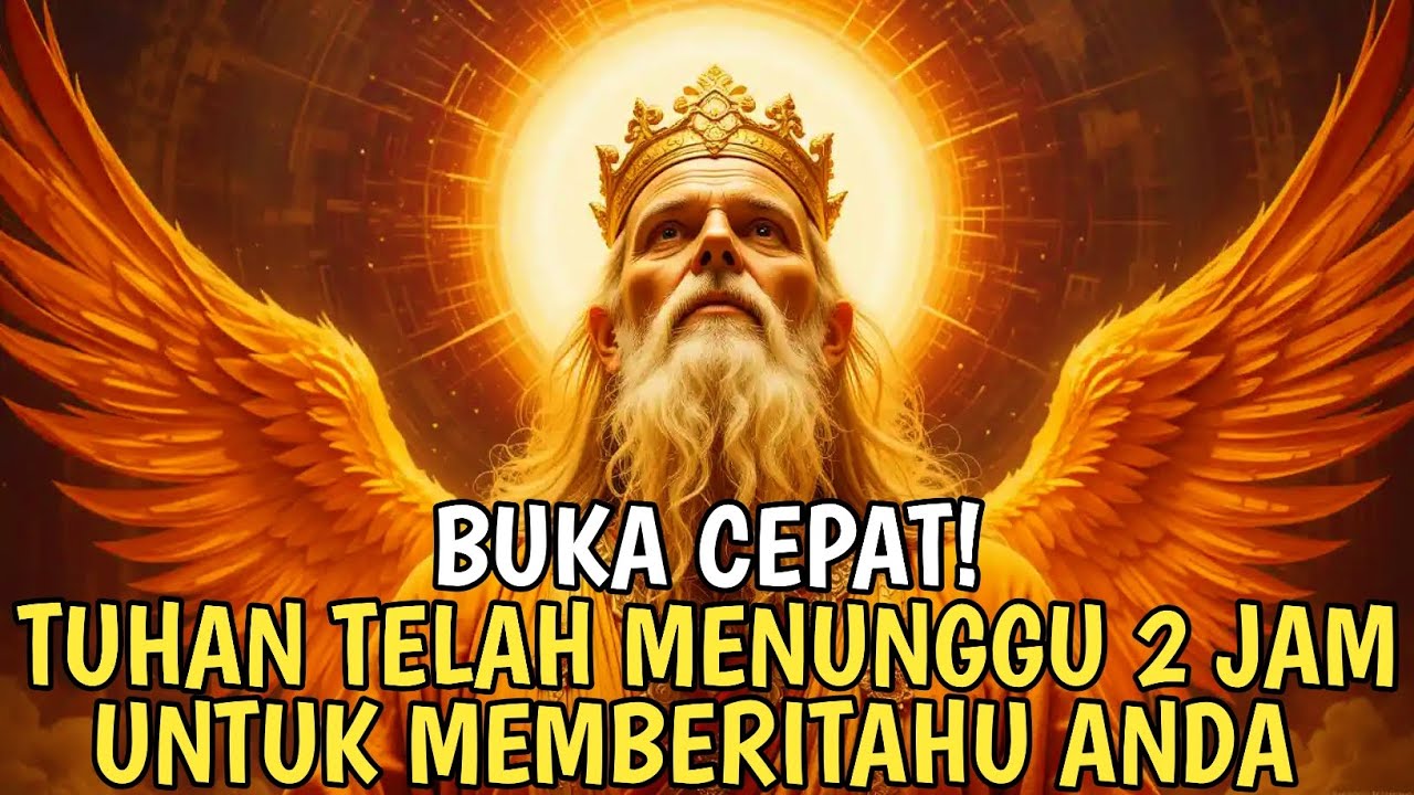 JIWA TERPILIH ✨ DENGARKAN INI SEKARANG‼️ TUHAN TELAH MENUNGGU 2 JAM UNTUK MEMBERITAHU ANDA🚀  