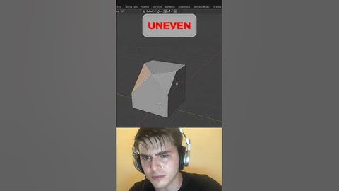 Easiest Way to Bevel Edges Evenly #b3d #shorts #blender
