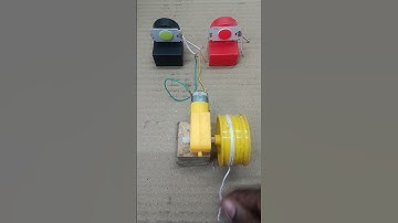 How | Powered a Neon Light Strip with Gear Motor | #generator #diy #innovation  #shorts